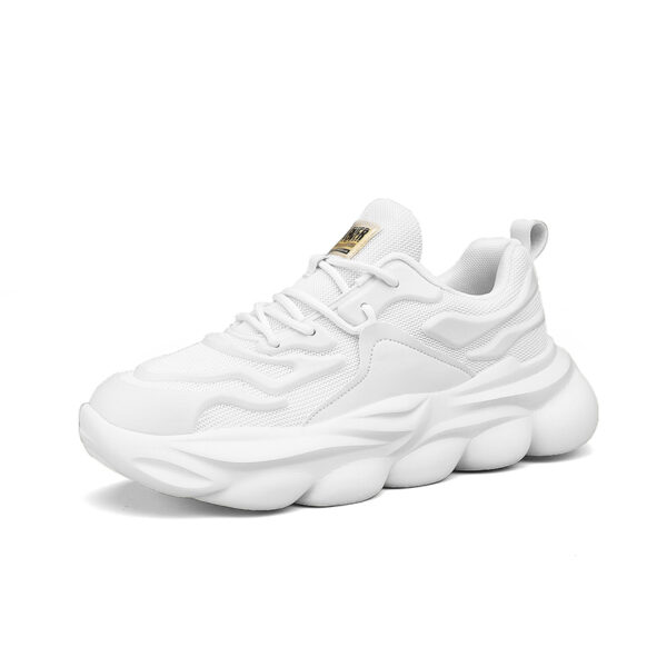 Fashion Sport Shoes Casual Sneakers Breathable Lightweight White Running Walking Style Shoes-zq593