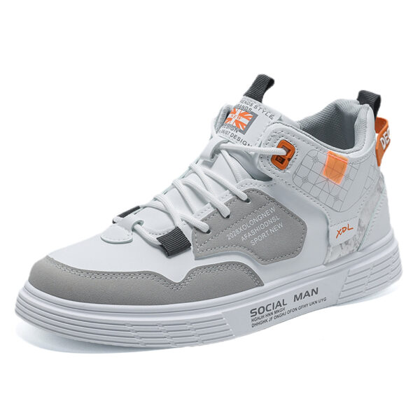 High-top casual slip-on sneakers-dc6006